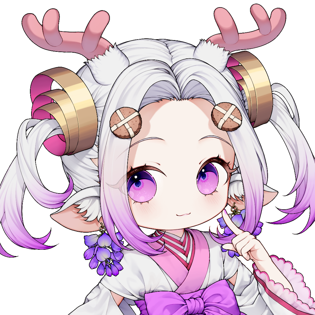 VTuber「烈芝麻」のキャラクターイラスト